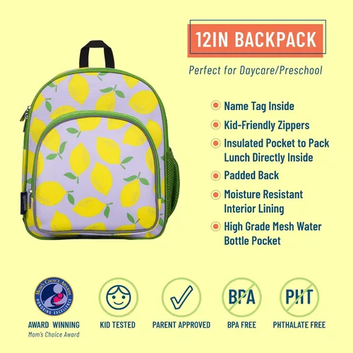 Miniatura 2 de Wildkin Mochila para niña, morado, talla única