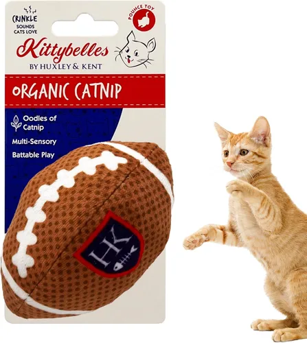Miniatura 16 de Huxley & Kent Juguete de Peluche para Gatos - Juguete Interactivo de Hierba Gatera para Gatos y Gatitos - Suave con Crujido y Hierba Gatera