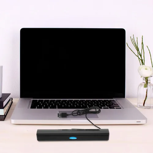 Miniatura 9 de HOMSFOU Barra de sonido de TV Barra de sonido USB Altavoz USB Surround Sound Bar, mediano, negro