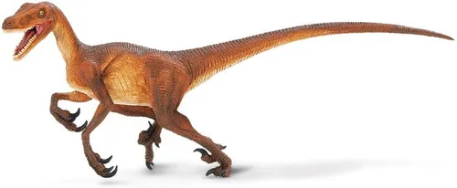 Safari Ltd. Figura de Velociraptor - Figura detallada de dinosaurio de 8.25 pulgadas, juguete educativo para niños, niñas y niños a partir de 3 años