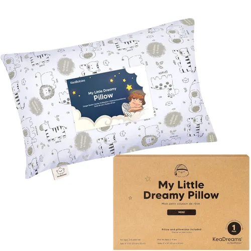 Miniatura 22 de Almohada Mini para Niños Pequeños con Funda - 9x13 My Little Dreamy Almohada de Viaje para Niños para Dormir, Cama de Niños, Pequeña, Minúscula