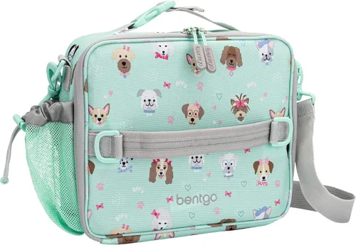 Miniatura 15 de Bentgo Kids Prints Lunch Bag - Double-Insulated, Reusable, for Kids 3+, Adjustable Strap; Holds Lunch Box/Water Bottle/Snacks; Easy-Clean