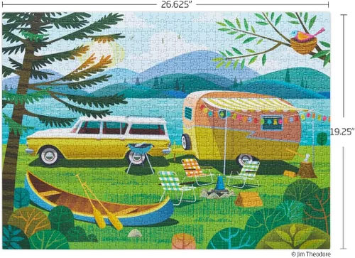 Miniatura 2 de WerkShoppe Happy Camper - Rompecabezas de 1000 piezas