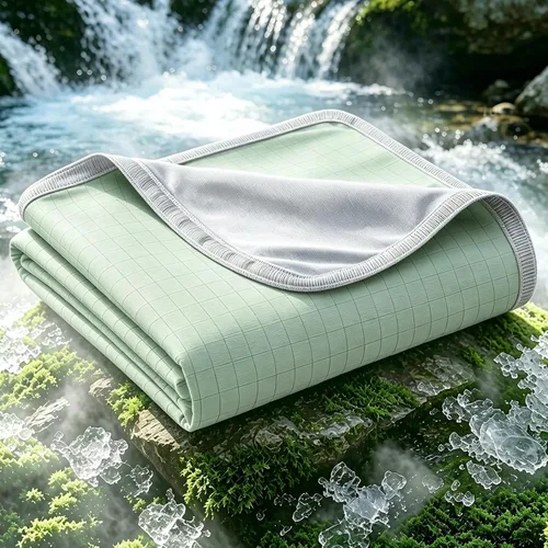 Miniatura 13 de EMME Mantas refrescantes transpirables para personas que duermen con calor, manta de verano tamaño individual de 60 x 80 pulgadas para cama, manta