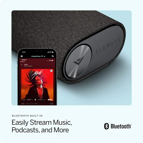 Miniatura 8 de VIZIO 5.1.2 Barra de sonido Elevate con Dolby Atmos, 13 altavoces, subwoofer inalámbrico, Alexa - Modelo 2023, color negro