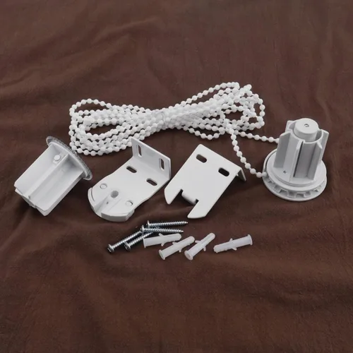 Miniatura 5 de 2 juegos de embrague para persianas enrollables con soporte de metal y cadena de cuentas, embrague para persianas enrollables de tubo de aluminio