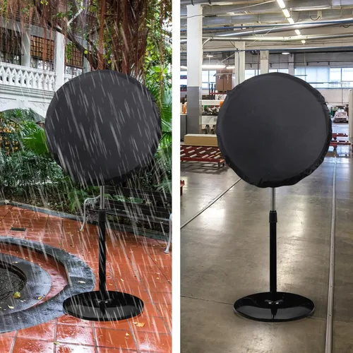 Miniatura 7 de Cubierta de ventilador industrial resistente al agua y al polvo para ventilador de pedestal de 16 a 20 pulgadas, montaje en pared y uso al aire