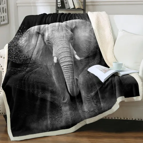 Miniatura 50 de Sleepwish Manta de forro polar de camuflaje verde para niños y niños, manta de sherpa de camuflaje marrón suave para sofá, silla, manta