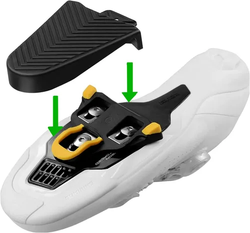 Miniatura 3 de BESTYMXY Pedales de bicicleta Pedales de bicicleta de carretera Pedales ultraligeros compatibles con Shimano SPD-SL + juego de tacos + cubiertas