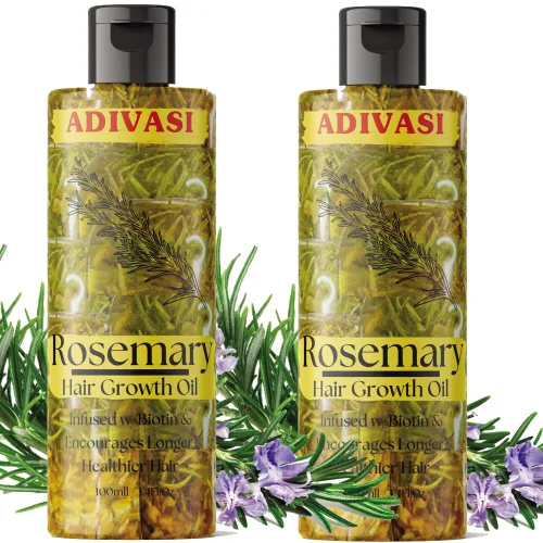 Miniatura 9 de BlueQueen Adivasi - Aceite natural puro para el cabello, hecho por Pure Adivasi, aceite indio para el cabello para hombres y mujeres, aceite bio