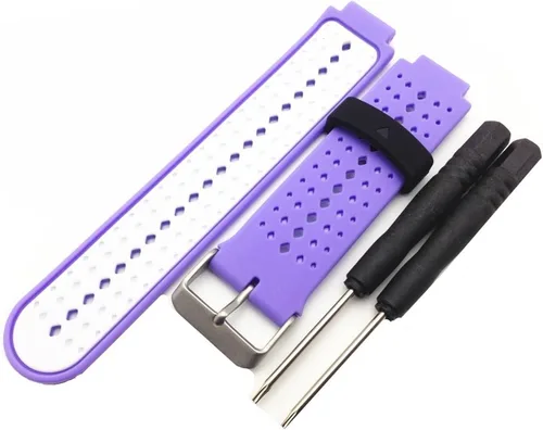 Miniatura 3 de Bandas compatibles con Garmin Forerunner 220 230 235 630 620 735 Approach S20 S6 S5 Bandas de silicona transpirable Correa de reloj para Forerunner