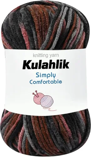 Miniatura 91 de 50g (1x50g) Hilo Acrílico para Crochet y Tejido, Hilo Degradado Colorido, 1 Rollo de Madejas, Hilo Acrílico Multicolor, Perfecto para Proyectos