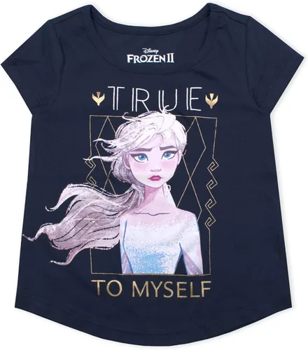 Miniatura 2 de Disney Frozen Elsa & Anna - Paquete de 3 camisetas para niñas pequeñas, niñas pequeñas y grandes