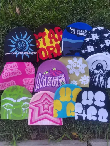 Miniatura 2 de Beanie Y2k Gorros para mujer, gorro de invierno para mujer, accesorios