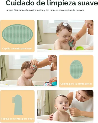 Miniatura 6 de Momcozy Kit Básico para Bebé, Baby Shower y Registro Esencial Kit para Cuidado de Aseo, Salud y Limpieza, Incluye Kits de Limas de Uñas, Aspirador