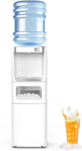 Miniatura 8 de Dispensador de agua Electactic con función de máquina de hielo, enfriador de agua caliente y fría para carga superior para botella de 5 galones