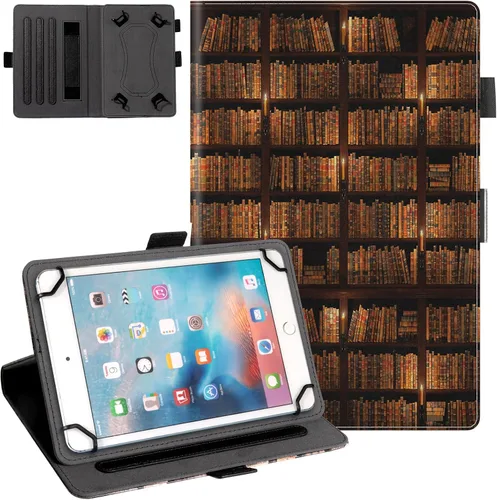 Miniatura 24 de Dteck Funda universal (9.6" a 10.5") - Funda plegable de cuero con tapa para tableta Android 10 10+ pulgadas/Samsung Galaxy Tab 9.6 9.7 10.1 10.4