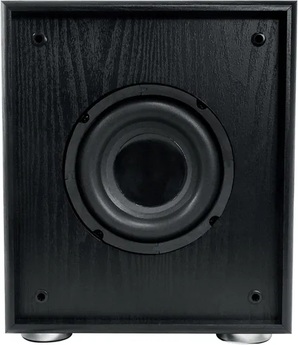 Miniatura 3 de Rockville Rock Shaker 6.5 Negro 200 W pico/100 W RMS amplificador eléctrico para cine en casa, Clase-D, Crossover ajustable, 20Hz-200Hz, diseño