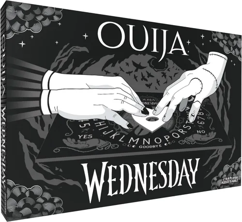 Ouija: Miércoles | Inspirado en la popular serie original Miércoles | Juego de mesa clásico coleccionable Ouija | Juego y mercancía con licencia
