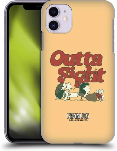 Miniatura 113 de Head Case Designs Funda rígida con licencia oficial de Peanuts Snoopy Woodstock Far Out Woodstock 50th compatible con Apple iPhone 15 Plus