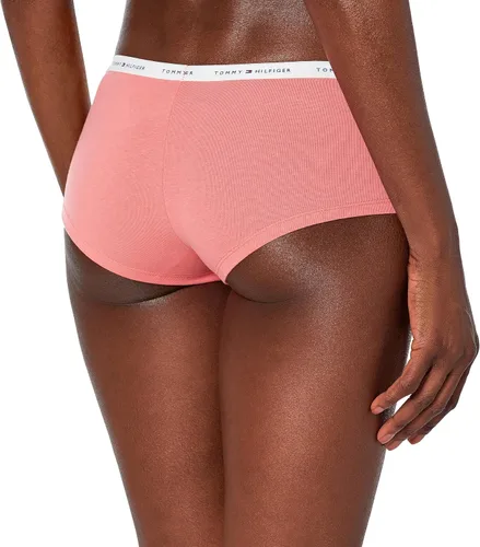 Miniatura 3 de Tommy Hilfiger Braguitas clásicas de algodón para mujer, paquete de 5