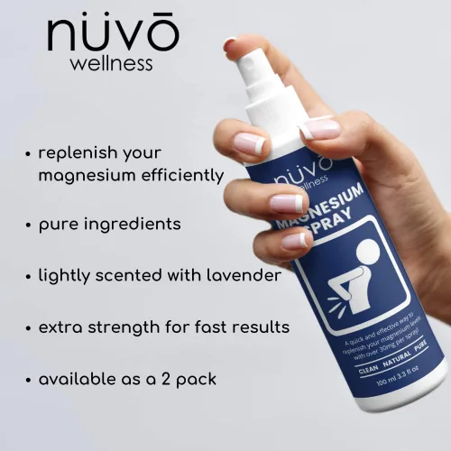 Miniatura 7 de Spray de aceite de magnesio con MSM - Rocíalo con magnesio - Fórmula transdérmica de acción rápida para relajar los músculos - Ligeramente perfumado