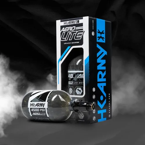 Miniatura 6 de HK Army Aerolite de fibra de carbono HPA Sistema de tanque de aire comprimido para paintball Humo