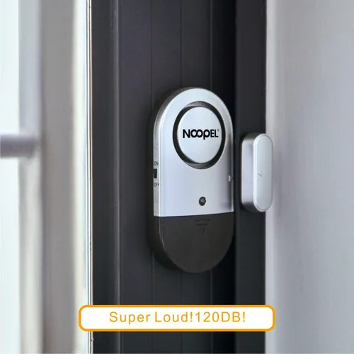 Miniatura 7 de Alarmas de puerta cuando se abren para la seguridad de los niños, paquete de 4 sensores de ventana de 120 dB para seguridad del hogar, alarmas