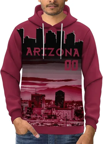 Miniatura 52 de Custom Football Hoodies City Night Skyline Personalized Sweatshirt Name Number Fan Gift Pullover for Men Women Youth