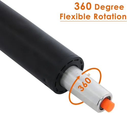 Miniatura 5 de Homend Reemplazo de cilindro de elevación de gas para silla de oficina, color negro, de 10.5 a 15.5 pulgadas (carrera de 5 pulgadas)
