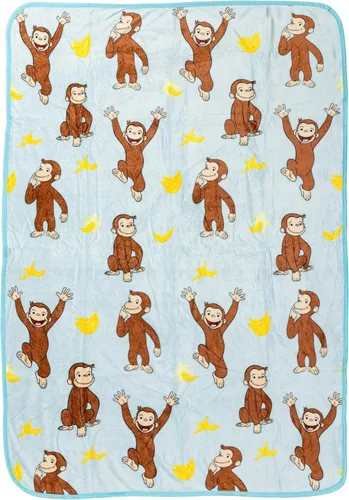 Miniatura 29 de Silver Buffalo Peanuts con Pig-Pen, Lucy, Woodstock, Schroeder, Charlie Brown, Snoopy, Sally, Peppermint Patty y Linus 45” x 60” Manta de Forro
