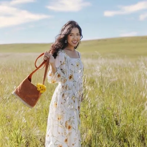 Miniatura 4 de Sole Purpose Amelia - Bolso bandolera de ante para mujer