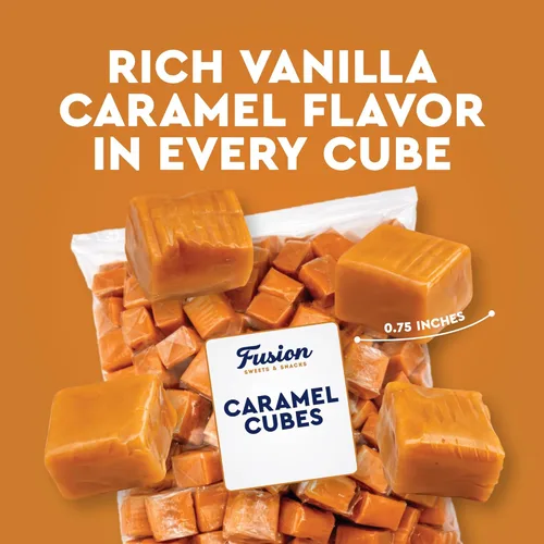 Miniatura 6 de Caramelos de caramelo envueltos individualmente, bolsa a granel de 1 libra (aproximadamente 75 piezas) – Caramelo masticable clásico suave