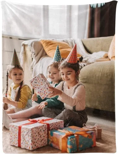 Manta personalizada con fotos, mantas personalizadas con imagen para madre, padre, niños, hermana, amigos, parejas, cumpleaños, 1 foto, 30 x 40