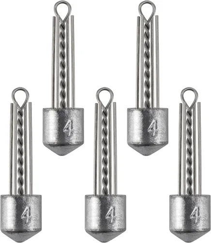 Miniatura 13 de Dr.Fish Paquete de 5 Spider Surf Pesca Sputnik Sinker 1oz-8oz Agua Salada Beach Casting Sea Bottom Holder