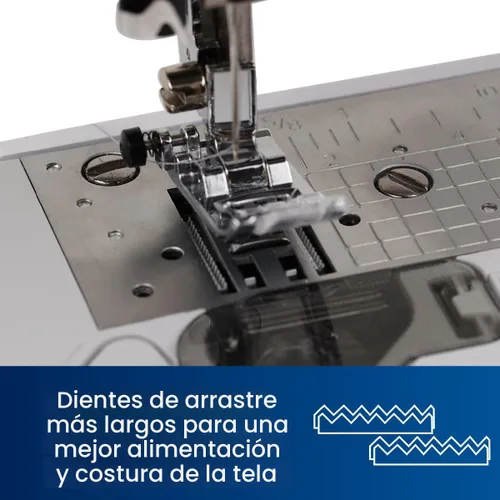 Miniatura 6 de Brother Máquina de coser ST150HDH, fuerte y resistente, 50 puntadas incorporadas, pantalla LCD, 9 prensatelas incluidos