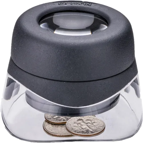 Miniatura 5 de Carson Lupa Versaloupe 10x con soporte de enfoque (LH-30)