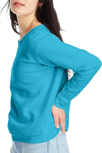 Miniatura 3 de Hanes Ecosmart - Sudadera de cuello redondo con muesca en V para mujer