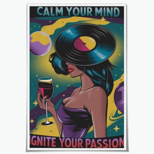 Miniatura 62 de Lienzo decorativo para pared con texto en inglés "Lose Your Mind Find Your Soul", arte de pared con citas inspiradoras para la salud mental, pintura