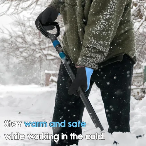 Miniatura 4 de HANDLANDY Waterproof Work Gloves for Cold Weather, Insulated Winter Work Gloves with Grip for Men Women - 2 Pair