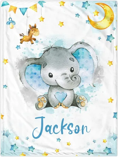 Miniatura 13 de Manta de Bebé Personalizada para Niños, Manta de Bebé Personalizada con Nombre Súper Suave Mantas con Nombre Personalizadas para Niños, Mantas