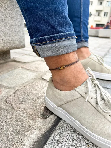 Miniatura 9 de Made by Nami Surfer Anklet with Snap Hook Clasp Waterproof & Adjustable Thin String Ankle Bracelets for Women and Men Handmade Jewelry for Beach and