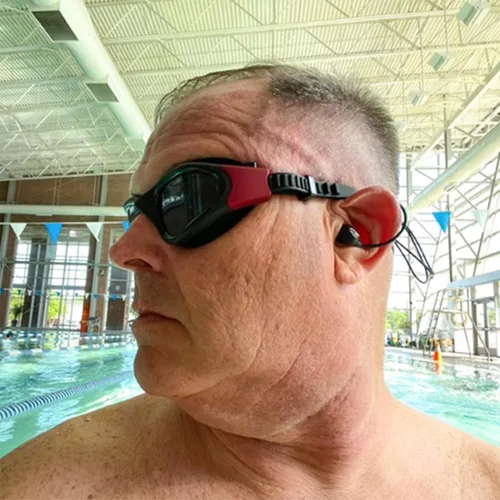 Miniatura 7 de Swimbuds audífonos y reproductor de MP3 STRYN de 8 GB impermeable con función aleatoria
