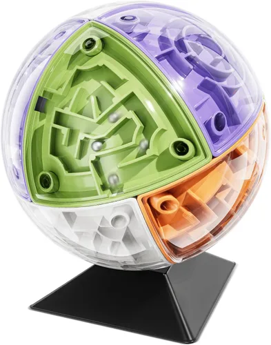 Miniatura 9 de Rompecabezas de bola 3D para niños de 5-8, 8-12, juego de combinación de colores, juguete para niños con razonamiento lógico, juguetes