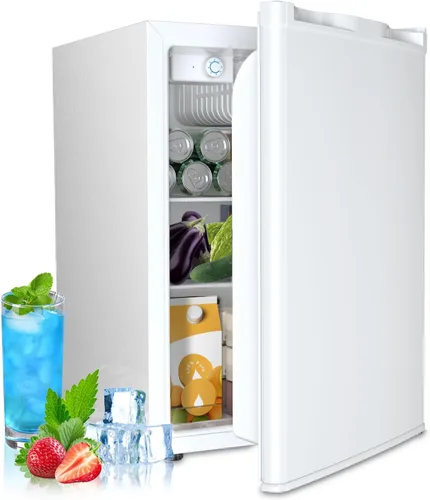Miniatura 10 de Electactic Refrigerador compacto de 2.56 pies cúbicos con puerta individual reversible, NEGRO