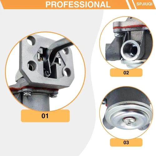 Miniatura 5 de Bomba de elevación de combustible ULPK0034 4224451M91 2641A067 para motor Perkins 1004.4 CAT 3054 compatible con Massey Ferguson 271 281 3175 4225