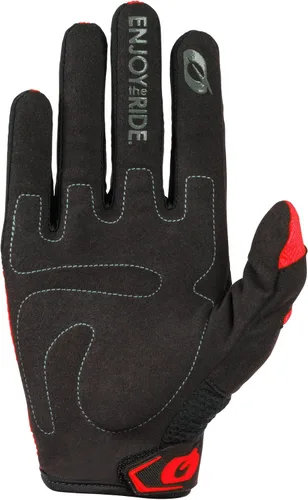 Miniatura 2 de O'NEAL Element Glove - Ropa de carreras para hombre, negro/rojo, 11