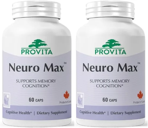 Miniatura 9 de PROVITA Neuro Max Suplemento de apoyo cognitivo Apoyo vegano para el nervio y la memoria Acetil L-carnitina, ginkgo biloba, melena de león