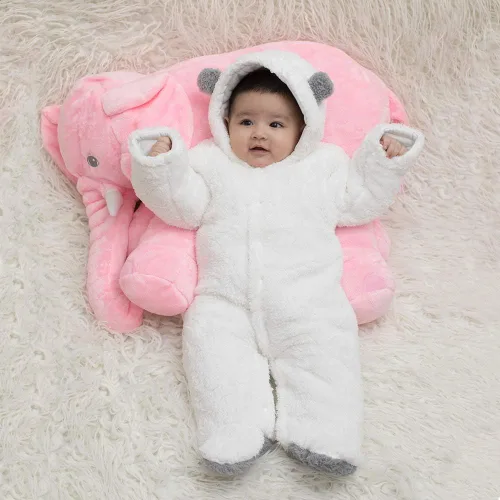 Miniatura 3 de XMWEALTHY Ropa unisex para bebé, abrigos de invierno, lindo overol para recién nacido, traje de nieve, registro para artículos esenciales del bebé