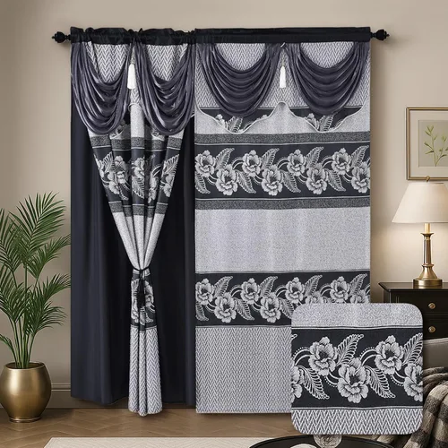 YHSF Elegantes cortinas de oscurecimiento de habitación para sala de estar y dormitorios, 54 pulgadas de ancho x 84 pulgadas de largo, juego de 2